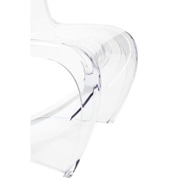 Krzesło HOVER PC transparentne - poliwęglan