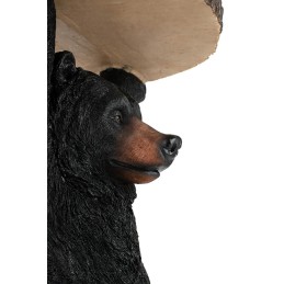 KARE stolik BEAR 53x33 cm drewniany / czarny
