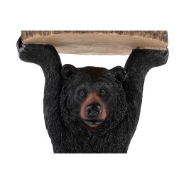KARE stolik BEAR 53x33 cm drewniany / czarny