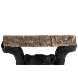 KARE stolik BEAR 53x33 cm drewniany / czarny