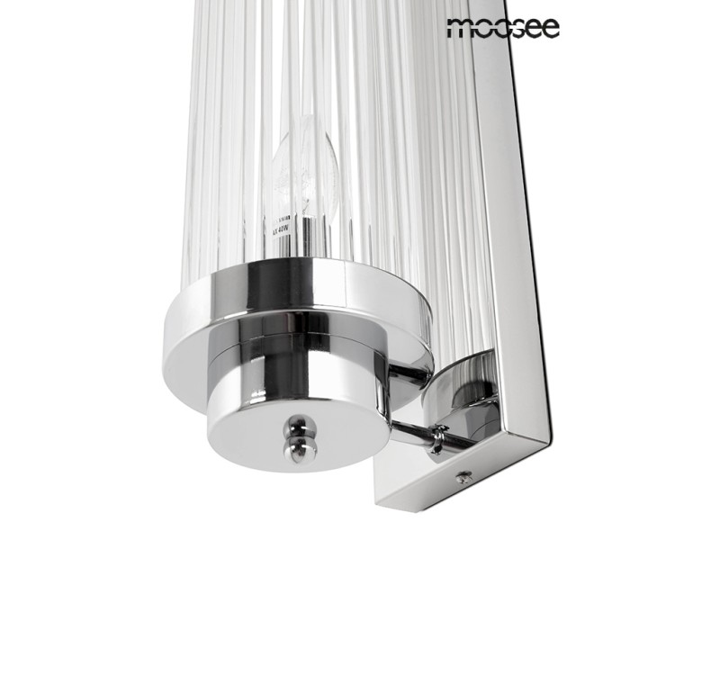 MOOSEE lampa ścienna COLUMN 40 srebrna