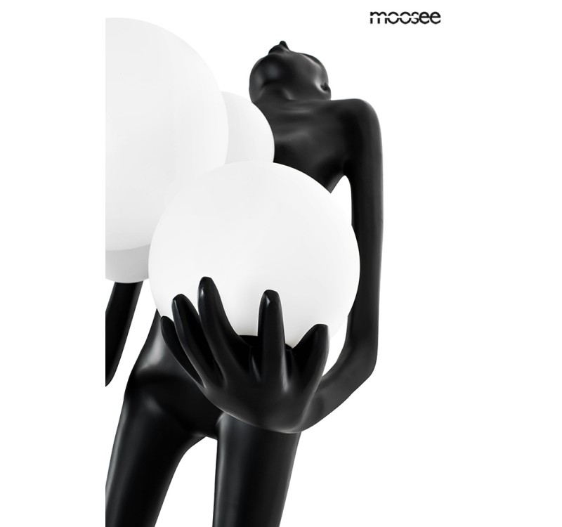 MOOSEE lampa podłogowa HUMAN czarna