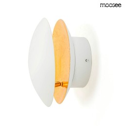 MOOSEE lampa ścienna ECLISE  złota / biała