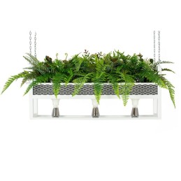 MOOSEE lampa wisząca / kwietnik SEMIRA    100 INDUSTRIAL biała