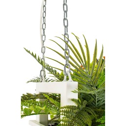 MOOSEE lampa wisząca / kwietnik SEMIRA    100 INDUSTRIAL biała
