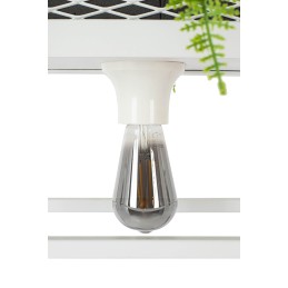MOOSEE lampa wisząca / kwietnik SEMIRA    100 INDUSTRIAL biała