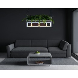 MOOSEE lampa wisząca / kwietnik SEMIRA    100 INDUSTRIAL biała