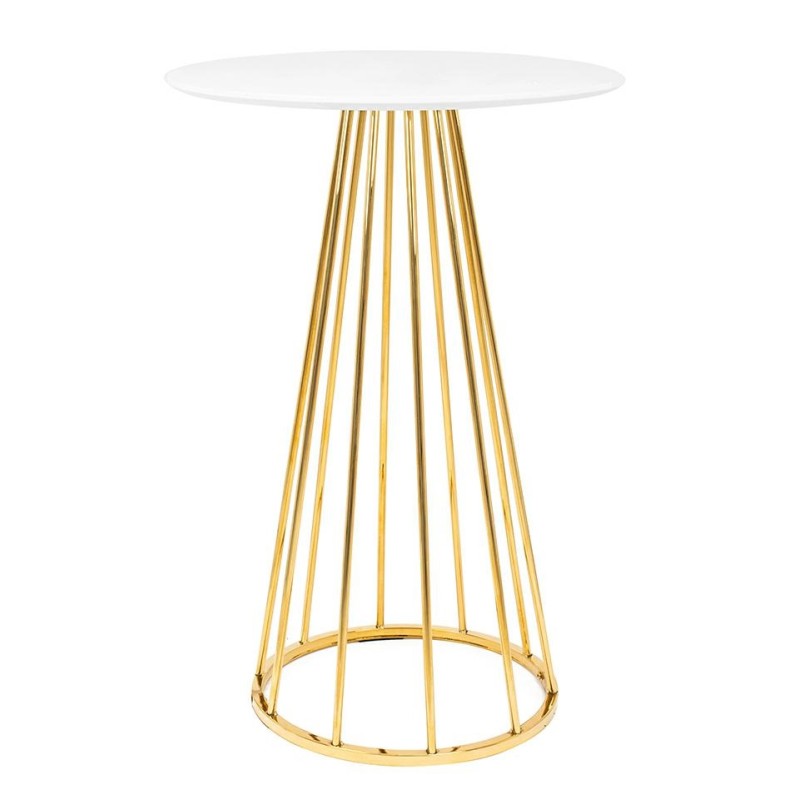 Stolik barowy GLAM 60 biały