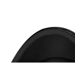 Fotel OVALIA BLACK czarny - włókno        szklane, metal