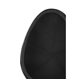 Fotel OVALIA BLACK czarny - włókno        szklane, metal