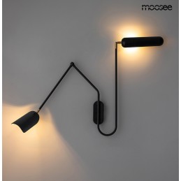 MOOSEE lampa ścienna TENTA czarna