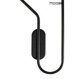 MOOSEE lampa ścienna TENTA czarna