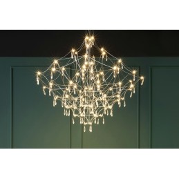 MOOSEE lampa wisząca CONSTELATION 77      GOLD - LED, stal szczotkowana