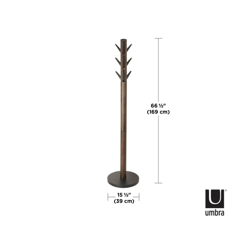 UMBRA wieszak na ubrania FLAPPER czarny orzech