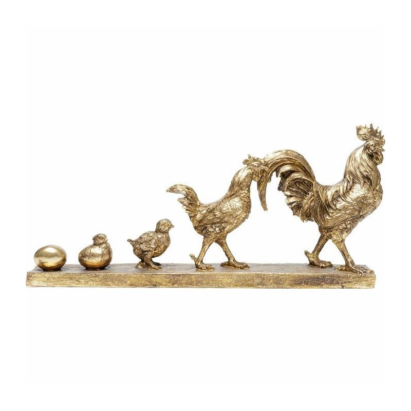 KARE dekoracja CHICKEN EVOLUTION złota