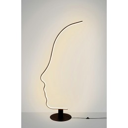MOOSEE lampa podłogowa FACE FLOOR czarna