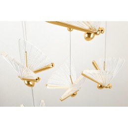 MOOSEE lampa wisząca BUTTERFLY DISC 5     złota