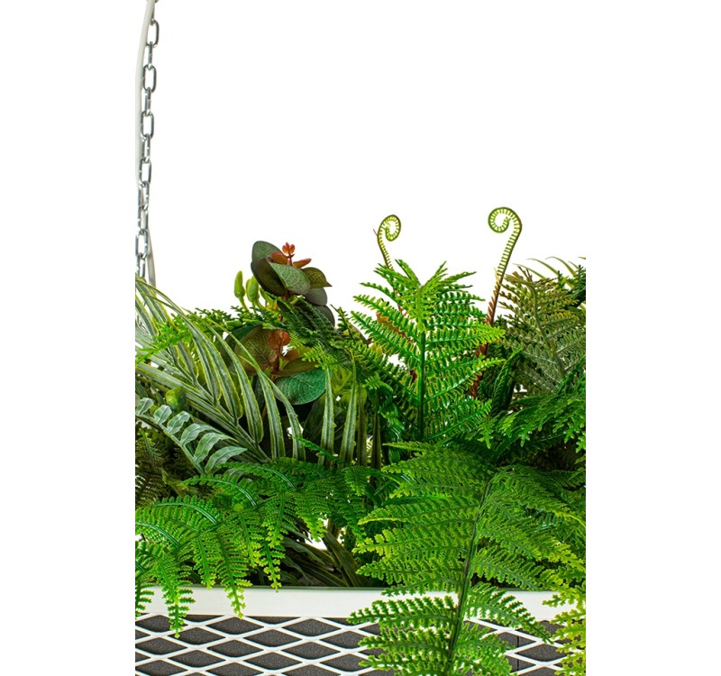 Lampa wisząca / kwietnik SEMIRA 180 INDUSTRIAL biała