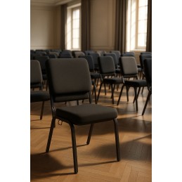 Krzesło bankietowe / konferencyjne SAMOS  czarne