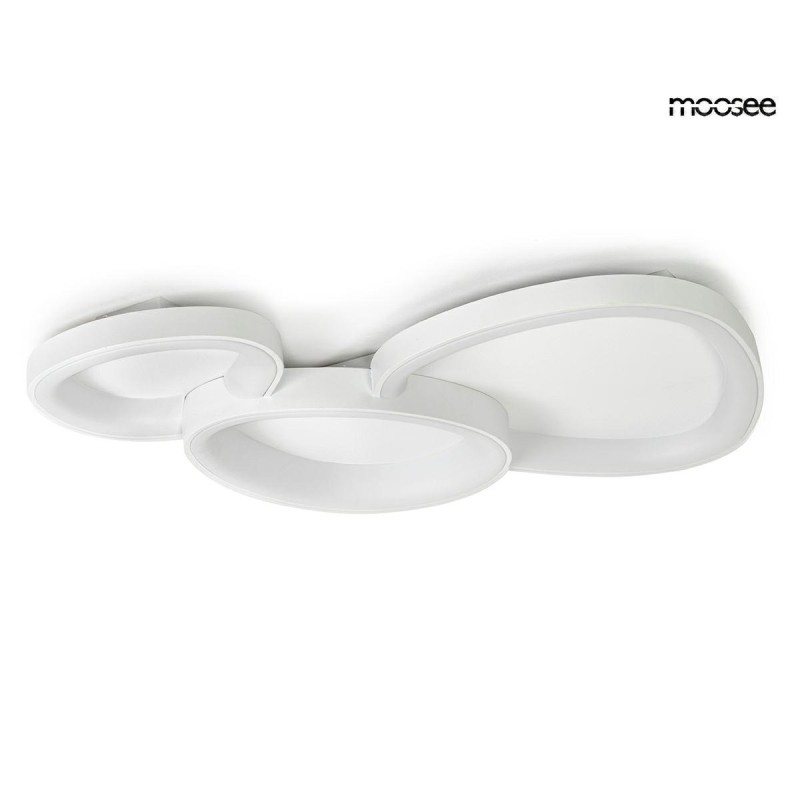 MOOSEE lampa sufitowa / plafon CELLS 3    biała