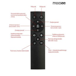 MOOSEE lampa sufitowa / plafon CELLS 3    biała
