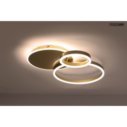 MOOSEE lampa sufitowa / plafon RINGS 3    złota