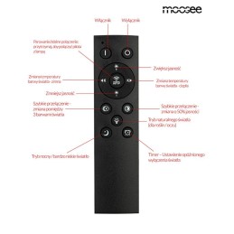 MOOSEE lampa sufitowa / plafon RINGS 3    złota