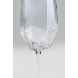 KARE komplet 4 kieliszków do szampana     DIAMOND RIM 360 ml