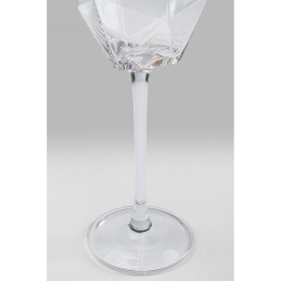 KARE komplet 4 kieliszków do szampana     DIAMOND RIM 360 ml