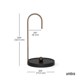 UMBRA stojak na ręcznik papierowy         BELLWOOD czarny/orzech