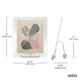 UMBRA ramka na zdjęcia FLUTE 8x10         srebrna