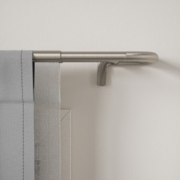 UMBRA karnisz TWILIGHT DOUBLE 76 - 213    cm srebrne