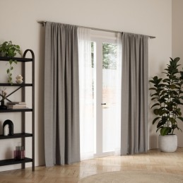 UMBRA karnisz TWILIGHT DOUBLE 76 - 213    cm srebrne