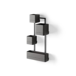 UMBRA zestaw doniczek CUBIKO czarny