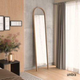 UMBRA lustro stojące BELLWOOD brązowe