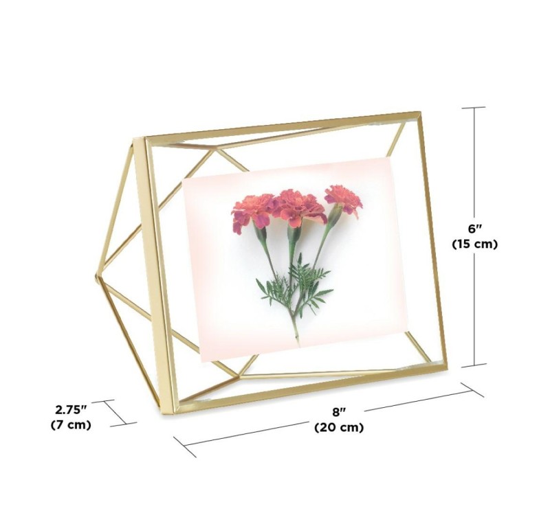 UMBRA ramka na zdjęcia PRISMA 10x15 cm - złota