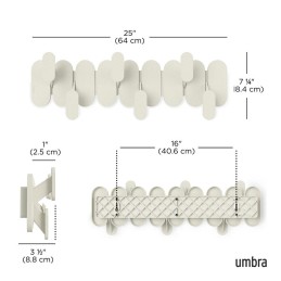UMBRA wieszak na ubrania TEMPO 6 beżowy