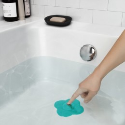 UMBRA zatyczka do odpływu BLOOM           niebieska