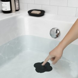 UMBRA zatyczka do odpływu BLOOM czarna