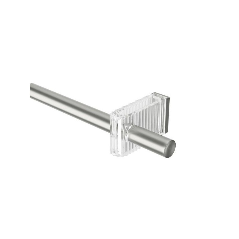 UMBRA karnisz FLUTE 107-305 cm nikiel /   stal