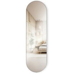 UMBRA lustro ścienne HUBBA 62 x 18 cm     tytan