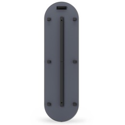 UMBRA lustro ścienne HUBBA 62 x 18 cm     tytan