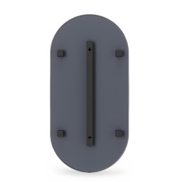 UMBRA lustro ścienne HUBBA 36 x 18 cm     tytan