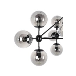MOOSEE lampa wisząca PLANETARIO 10        czarna - klosze dymione