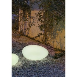 NEW GARDEN lampa ogrodowa PETRA 60 CABLE biała