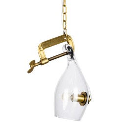 MOOSEE lampa wisząca VICE mosiądz