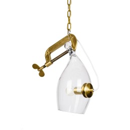 MOOSEE lampa wisząca VICE mosiądz