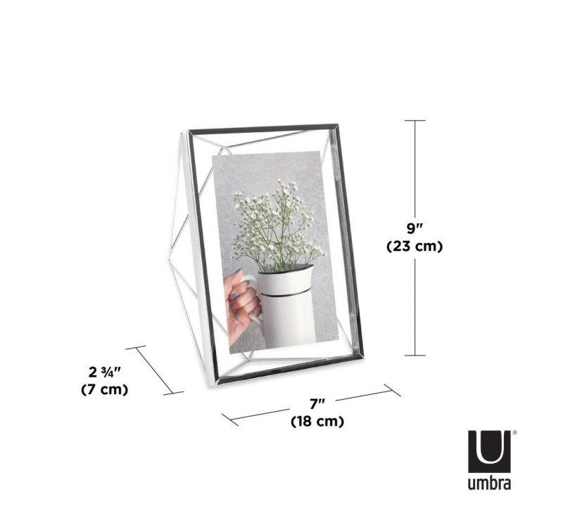 UMBRA ramka na zdjęcia PRISMA 13x18 cm - chromowana