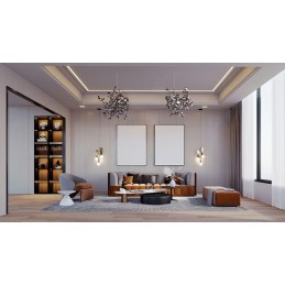 MOOSEE lampa wisząca MONETE SINGLE chrom