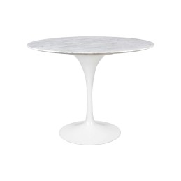 Stół TULIP MARBLE 100 CARRARA biały -     marmur, metal